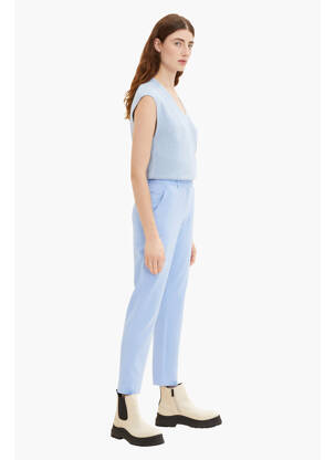 Pantalon chino albastru TOM TAILOR femeie