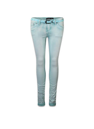 Pantalon slim verde MADONNA femeie
