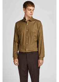 Cămașă cu mâneci lungi verde JACK & JONES homme