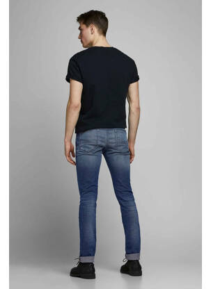 Blugi cu croială slim albastru JACK & JONES bărbat