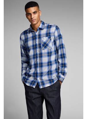 Cămașă cu mâneci lungi alb JACK & JONES bărbat