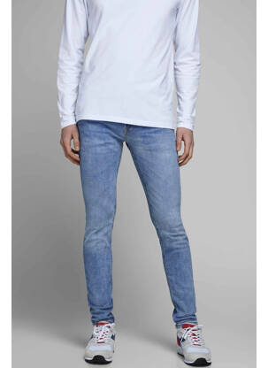 Blugi skinny albastru JACK & JONES bărbat