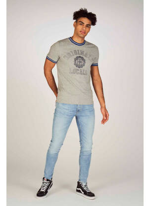 Blugi skinny albastru JACK & JONES bărbat