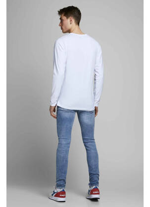 Blugi skinny albastru JACK & JONES bărbat