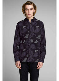 Cămașă cu mâneci lungi negru JACK & JONES bărbat