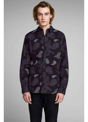 Cămașă cu mâneci lungi negru JACK & JONES bărbat