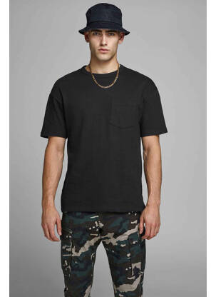 Tricou negru JACK & JONES bărbat