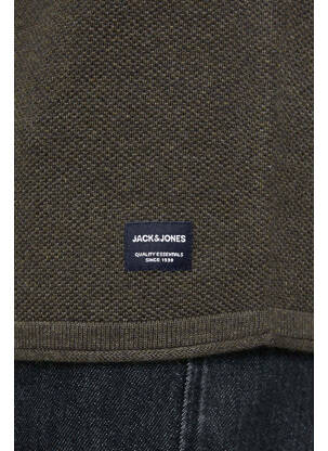Pulover verde JACK & JONES bărbat