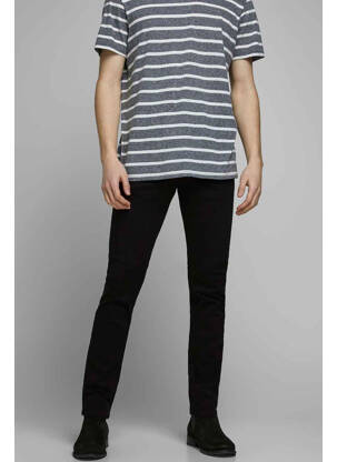 Blugi cu croială slim negru JACK & JONES bărbat