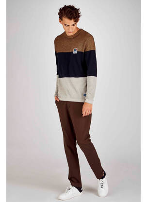 Pantalon chino maro JACK & JONES bărbat