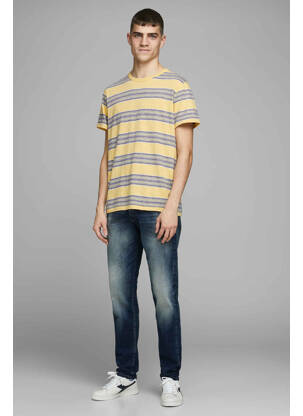 Tricou galben JACK & JONES bărbat