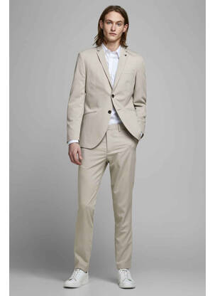 Pantalon chino bej JACK & JONES bărbat