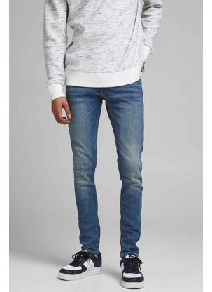 Blugi skinny albastru JACK & JONES bărbat