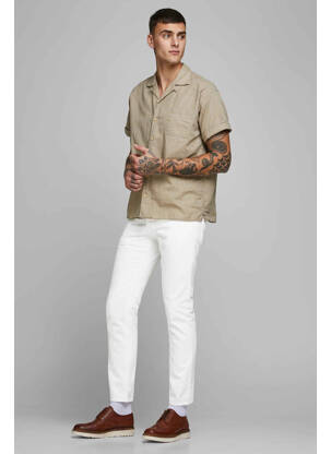 Blugi cu croială dreaptă alb JACK & JONES bărbat