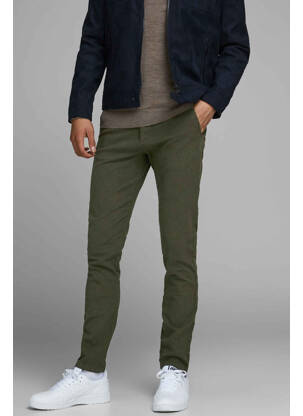 Pantalon slim verde JACK & JONES bărbat