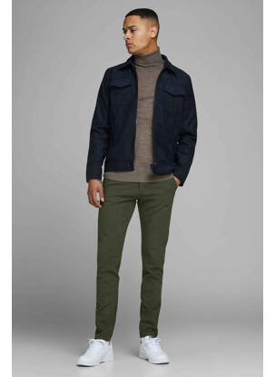 Pantalon slim verde JACK & JONES bărbat
