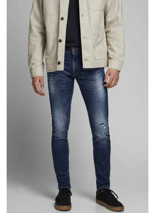 Blugi skinny albastru JACK & JONES bărbat