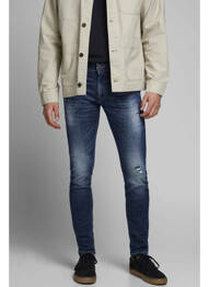 Blugi skinny albastru JACK & JONES bărbat