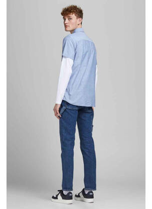 Cămașă cu mâneci scurte albastru JACK & JONES bărbat