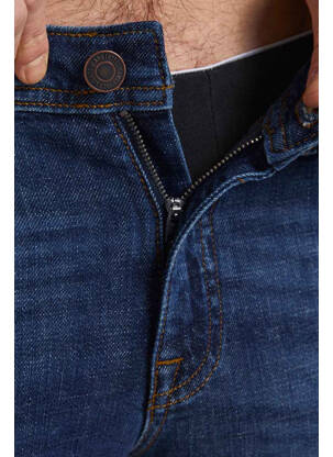 Blugi cu croială slim albastru JACK & JONES bărbat