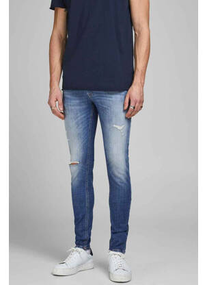 Blugi skinny albastru JACK & JONES bărbat