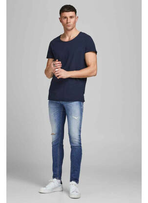 Blugi skinny albastru JACK & JONES bărbat