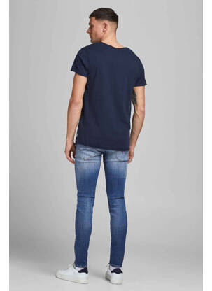 Blugi skinny albastru JACK & JONES bărbat