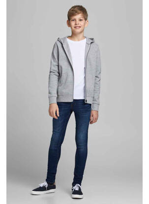 Blugi cu croială slim albastru JACK & JONES băiat