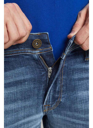 Blugi skinny albastru JACK & JONES bărbat