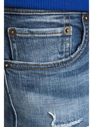 Blugi skinny albastru JACK & JONES bărbat