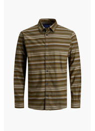 Cămașă cu mâneci lungi verde JACK & JONES bărbat