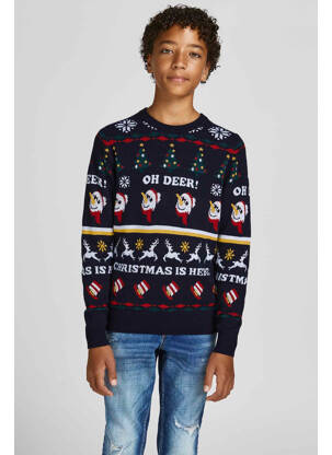 Pulover albastru JACK & JONES băiat