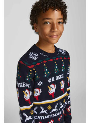 Pulover albastru JACK & JONES băiat