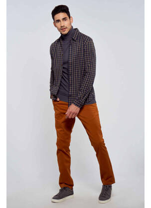 Pantalon chino maro JACK & JONES bărbat