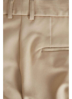 Pantalon evazat bej JJXX femeie
