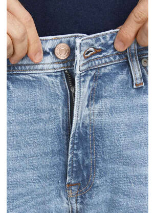 Blugi cu croială slim albastru JACK & JONES bărbat