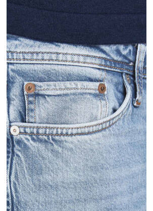 Blugi cu croială slim albastru JACK & JONES bărbat