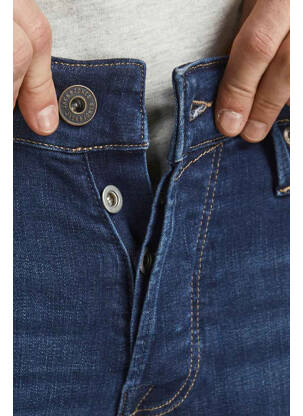Blugi cu croială slim albastru JACK & JONES bărbat