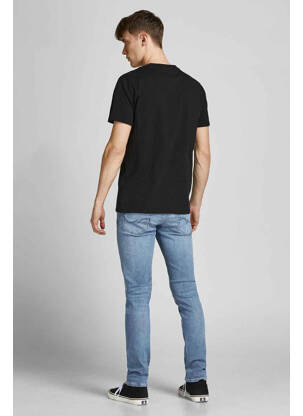 Blugi cu croială slim albastru JACK & JONES bărbat