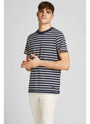 Tricou albastru JACK & JONES bărbat