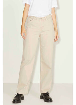 Blugi cu croială dreaptă bej JJXX femeie