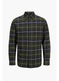 Cămașă cu mâneci lungi verde JACK & JONES bărbat
