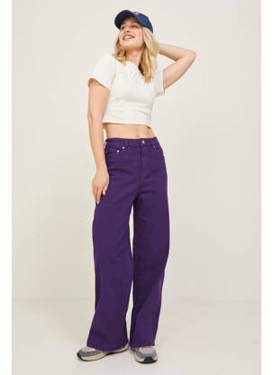 Blugi cu croială dreaptă violet JJXX femeie