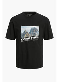 Tricou negru JACK & JONES bărbat