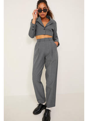 Pantalon chino gri JJXX femeie