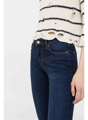Blugi skinny albastru MANGO femeie