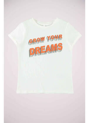 Tricou alb NAME IT fată