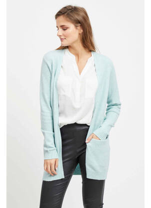 Vestă cu mâneci lungi albastru VILA femeie