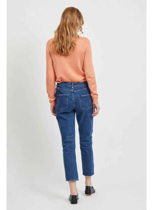 Pantalon drept albastru VILA femeie