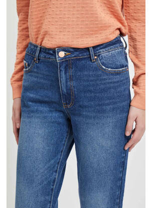 Pantalon drept albastru VILA femeie